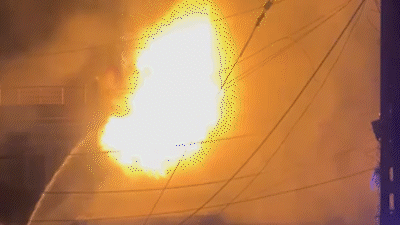 Phường Bình Đông thông tin vụ cháy 4 căn nhà gần Chợ Nhị Thiên Đường