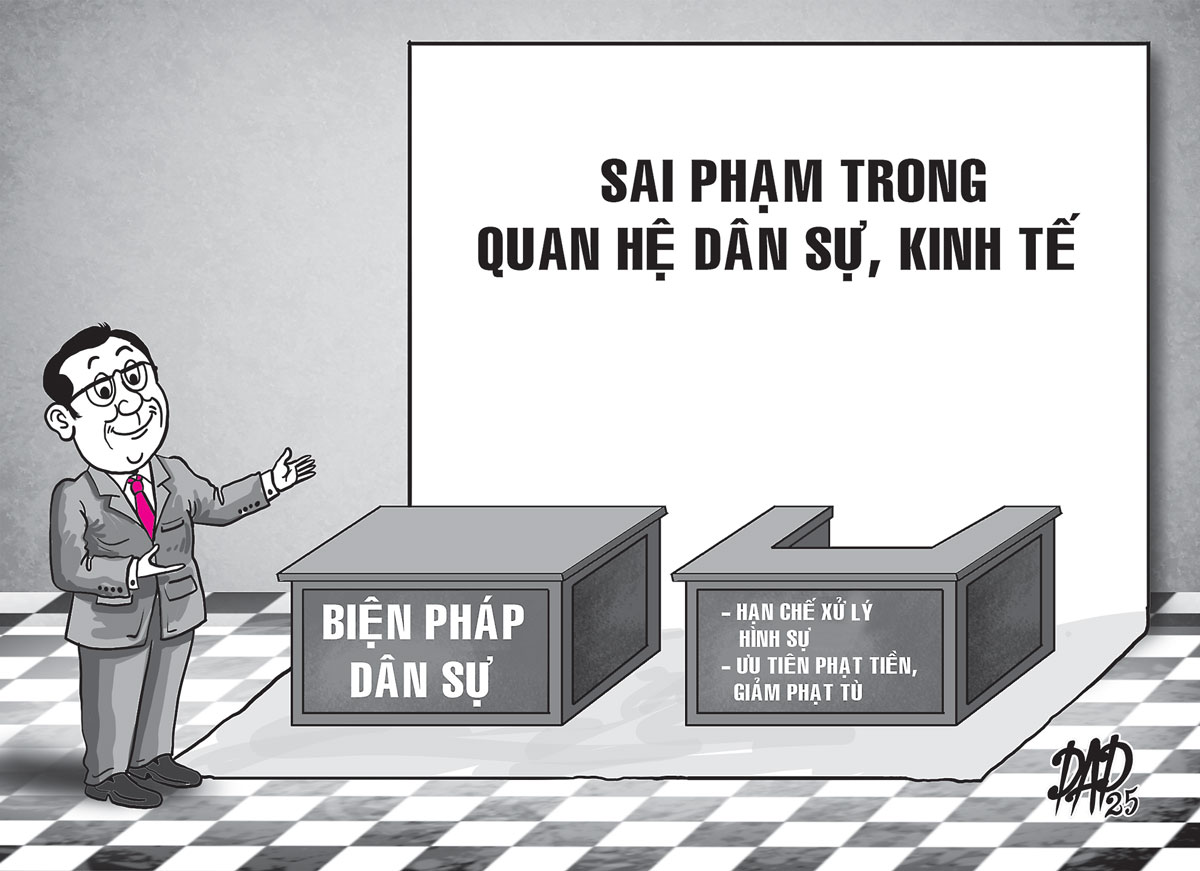 Chìa khóa hữu hiệu để hạn chế tối đa hình sự hóa