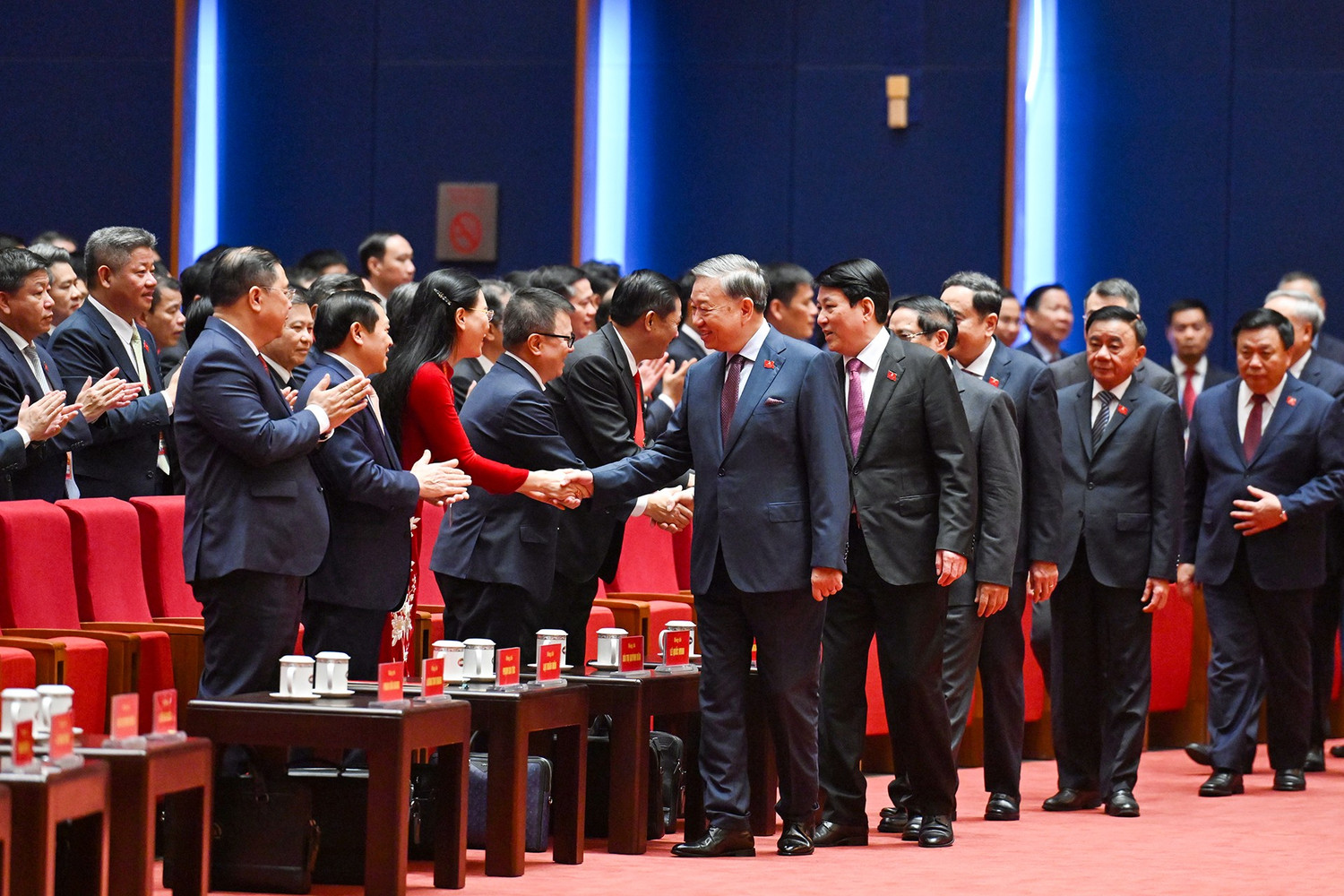 Toàn cảnh phiên trù bị Đại hội đại biểu toàn quốc lần thứ XIV của Đảng