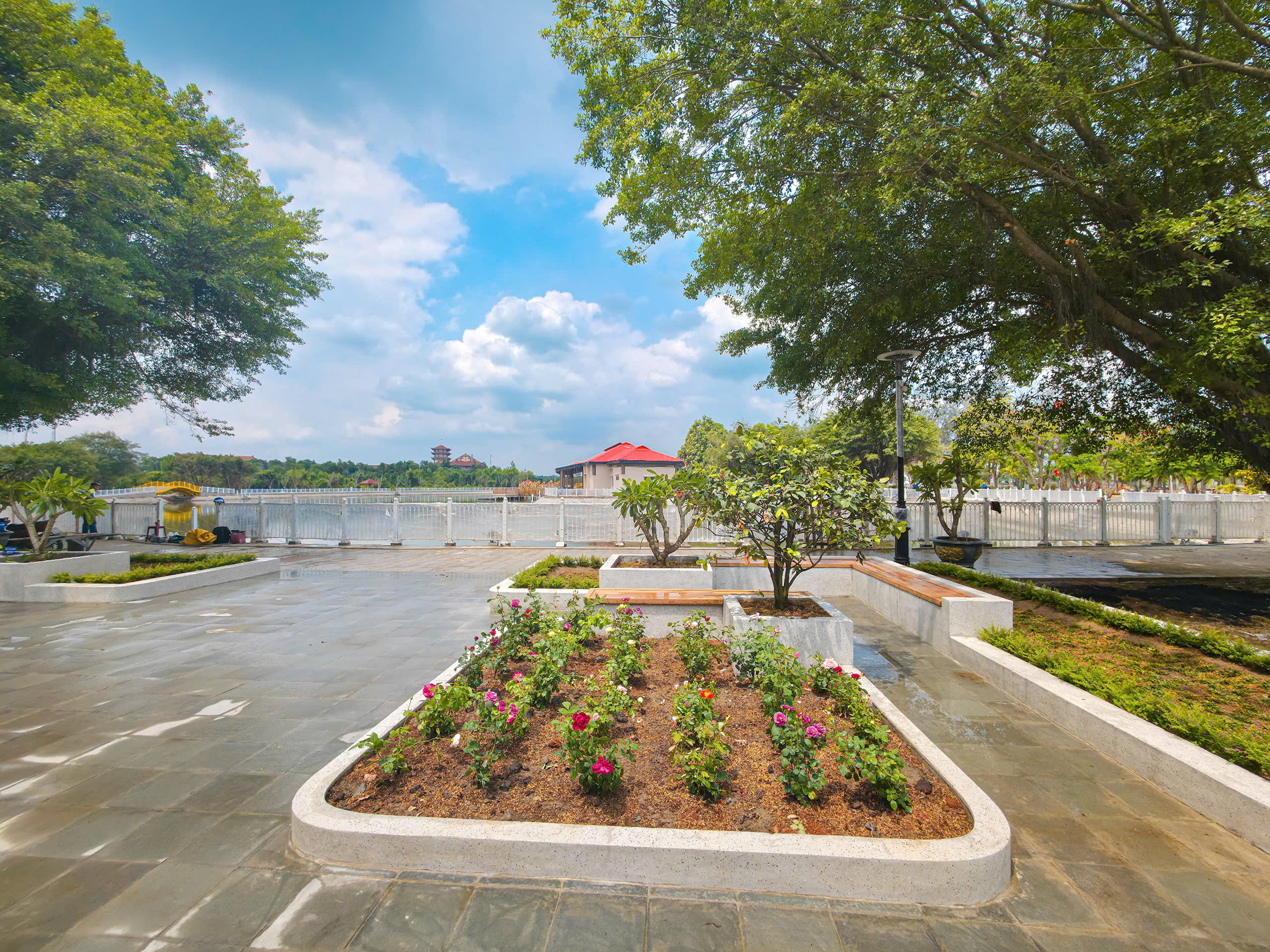 Công viên văn hóa Láng Le ra sao sau khi huyện Bình Chánh chi 46 tỉ đồng để sửa chữa?