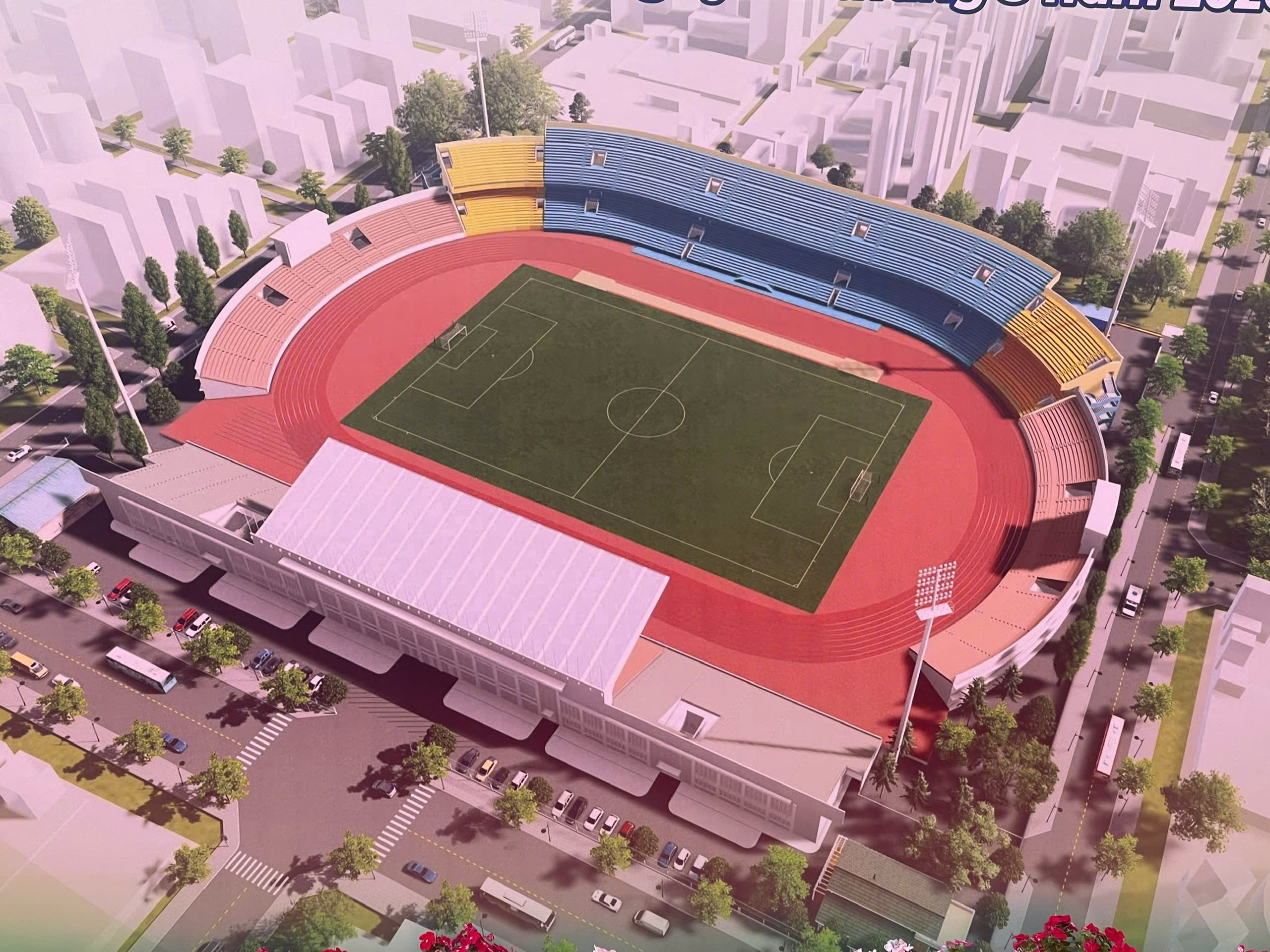 Khởi công dự án cải tạo, nâng cấp sân vận động Thống Nhất gần 320 tỉ đồng