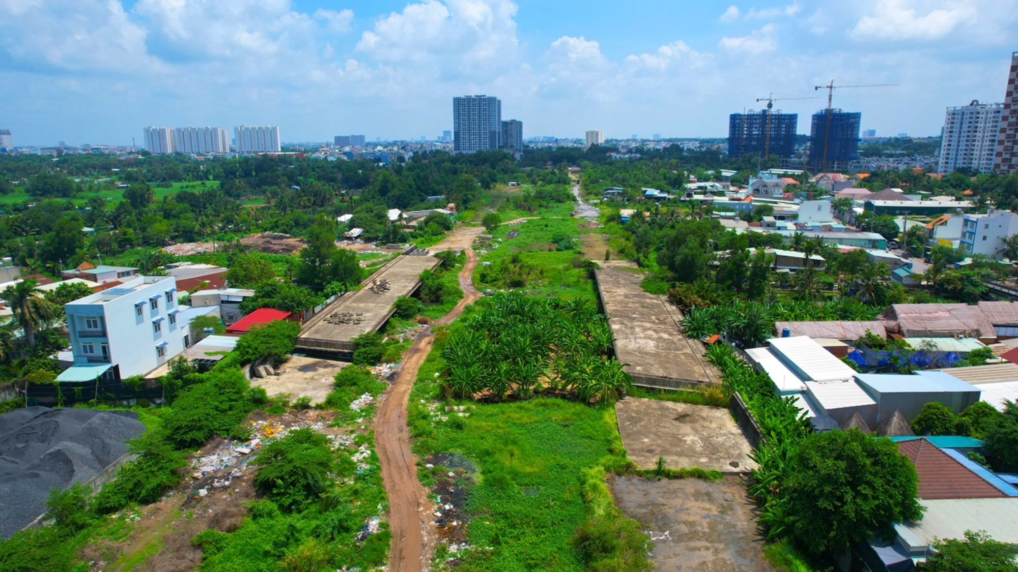 Hình ảnh một số dự án nghìn tỷ tại TP.HCM chờ tháo gỡ theo hình thức BT