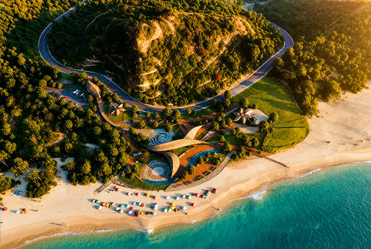 Phan Thiết sắp có biểu tượng nụ hoa thanh long bên hồ vô cực tại dốc Hoàng Hôn