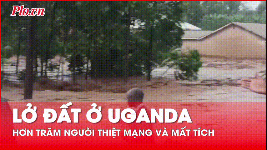 Video: Cận cảnh lở đất kinh hoàng ở Uganda cướp đi sinh mạng ít nhất 15 người 