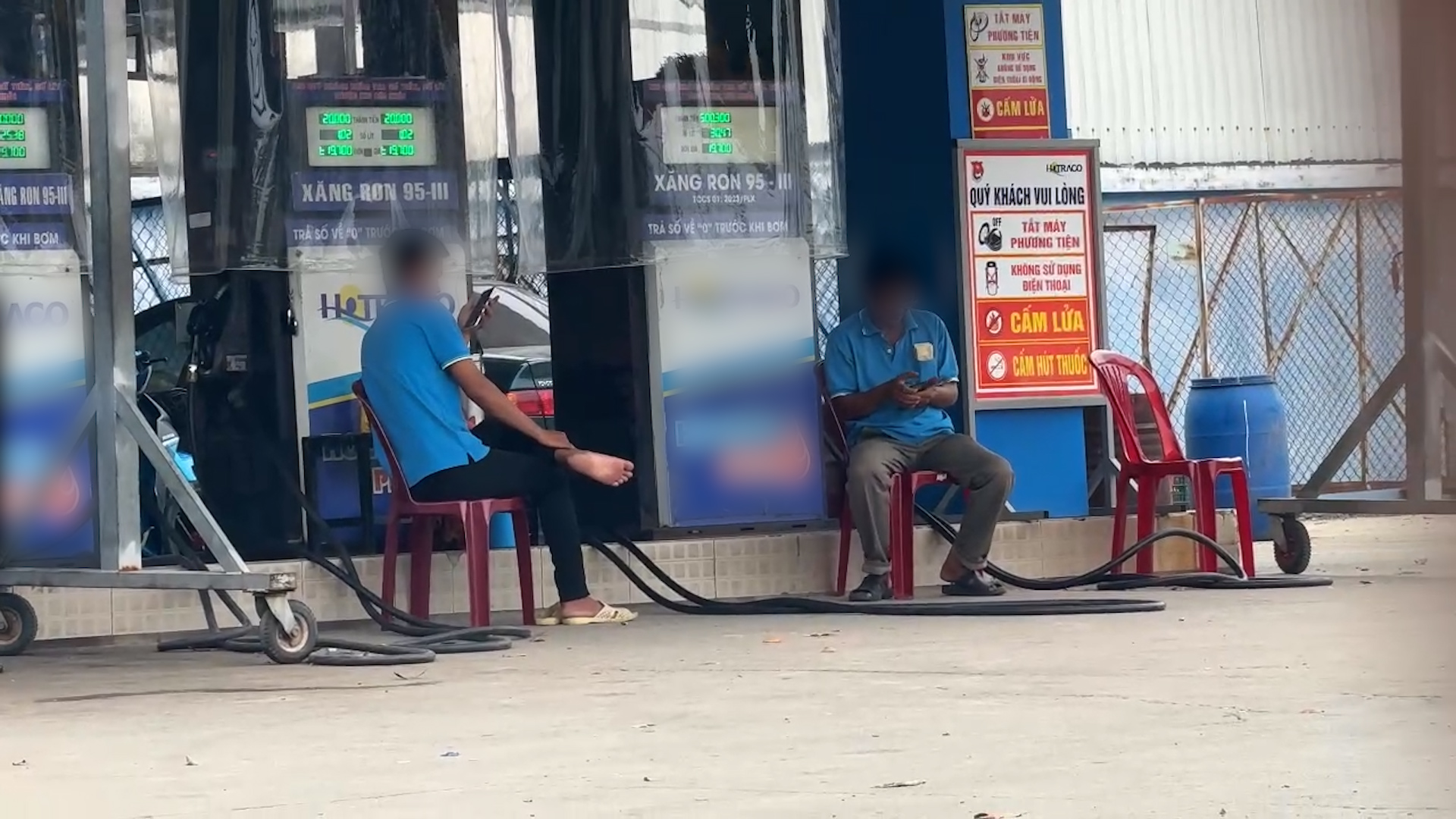 Mang điện thoại vào cây xăng không bị phạt, nhưng...