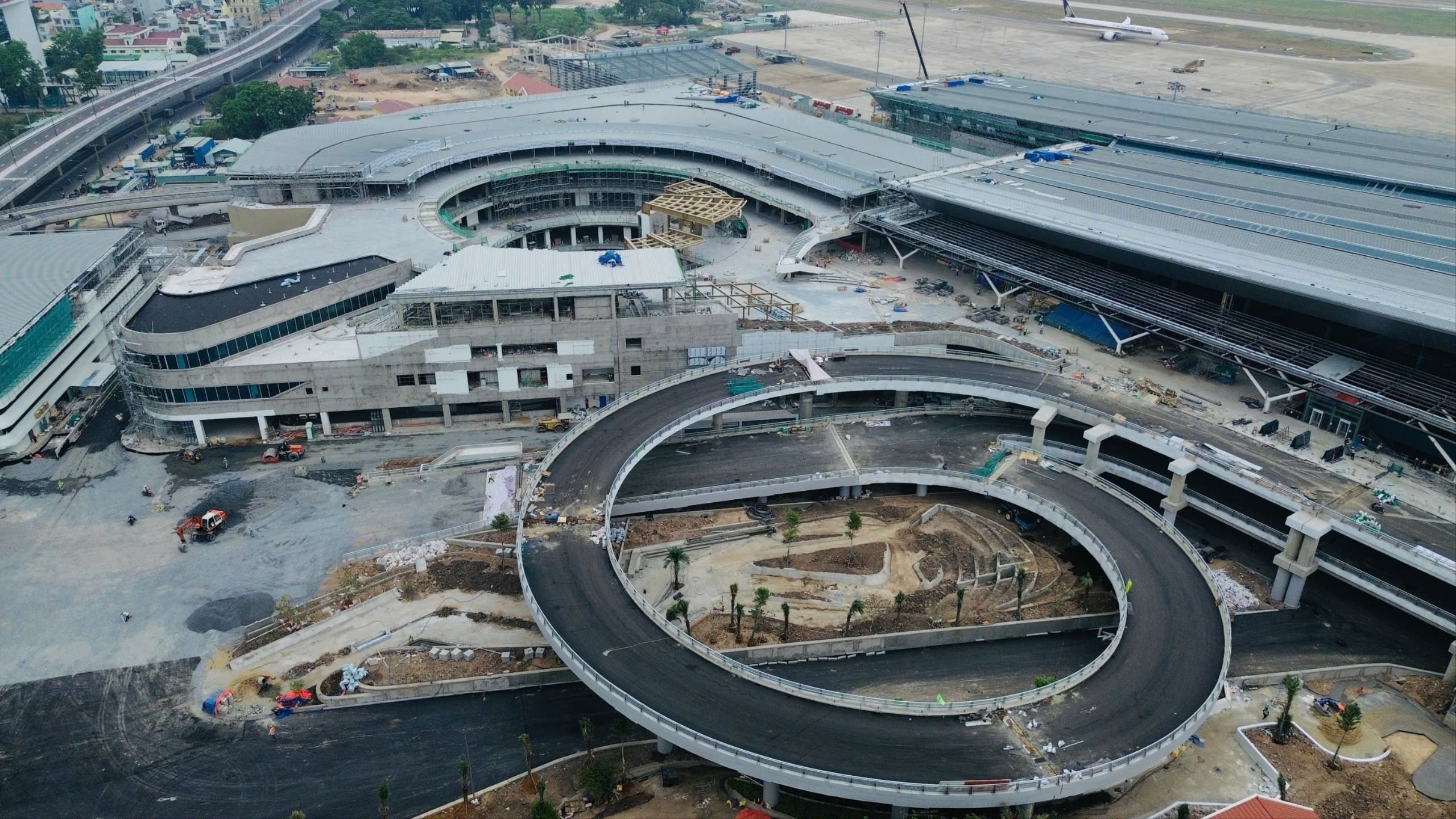 Ngắm nhà ga T3 sân bay Tân Sơn Nhất từ trên cao
