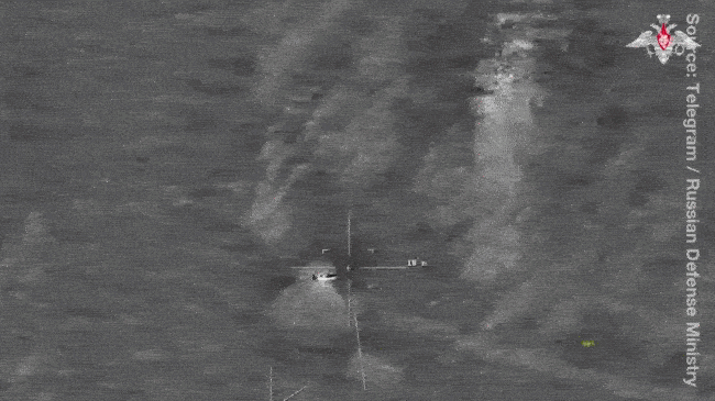 VIDEO: Nga đánh chặn tàu không người lái của Ukraine gần bán đảo Crimea