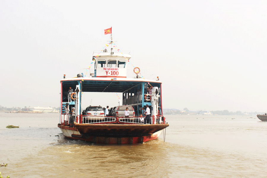 Sau hơn 4 tháng tạm dừng, bến phà tạm Rạch Miễu sẽ hoạt động lại từ ngày 19-11