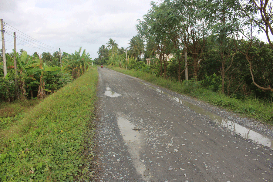 Nơi dự án KCN Phú Thuận được quy hoạch giải tỏa. Ảnh: Đ.HÀ