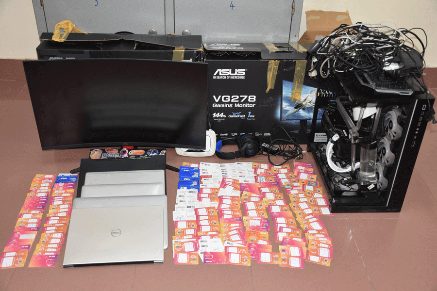 Tang vật thu giữ. Ảnh:C.A