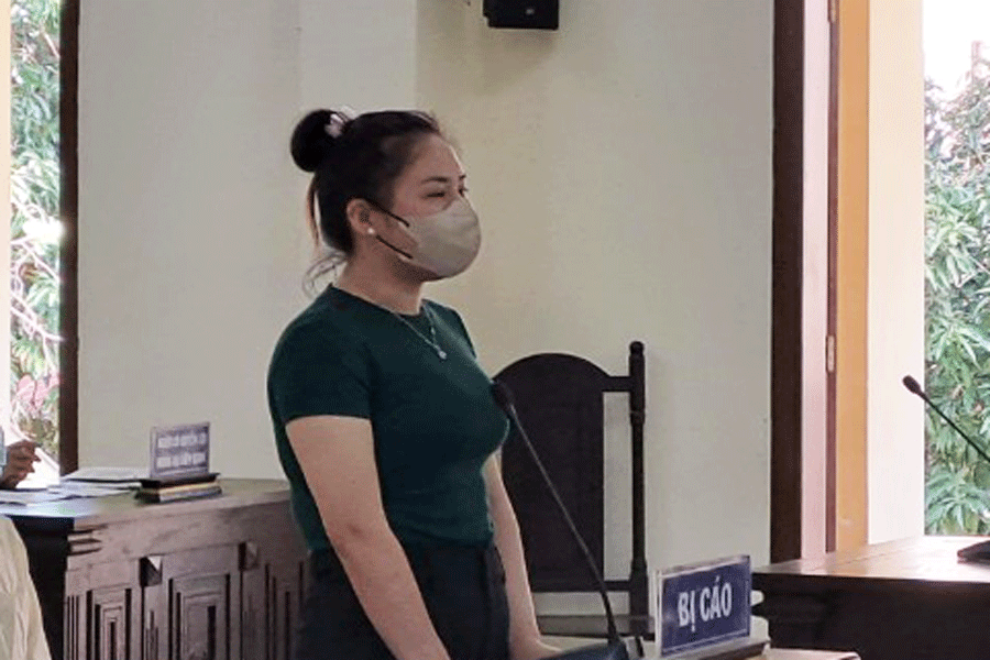 Bị cáo Nguyễn Ngọc Diệp tại phiên xử phúc thẩm. Ảnh: ĐÔNG HÀ