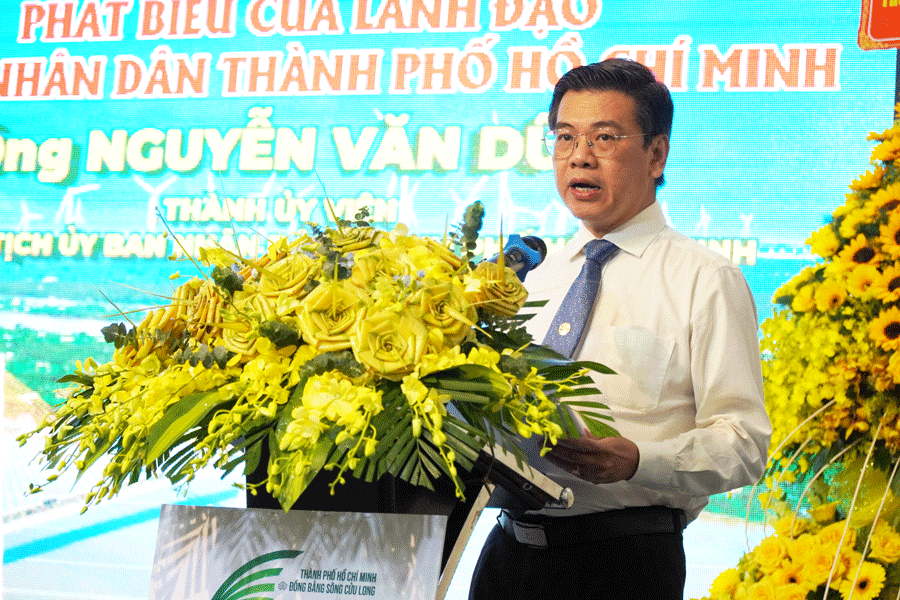 ông Nguyễn Văn Dũng, Phó Chủ tịch UBND TP HCM phát biểu tại hội nghị