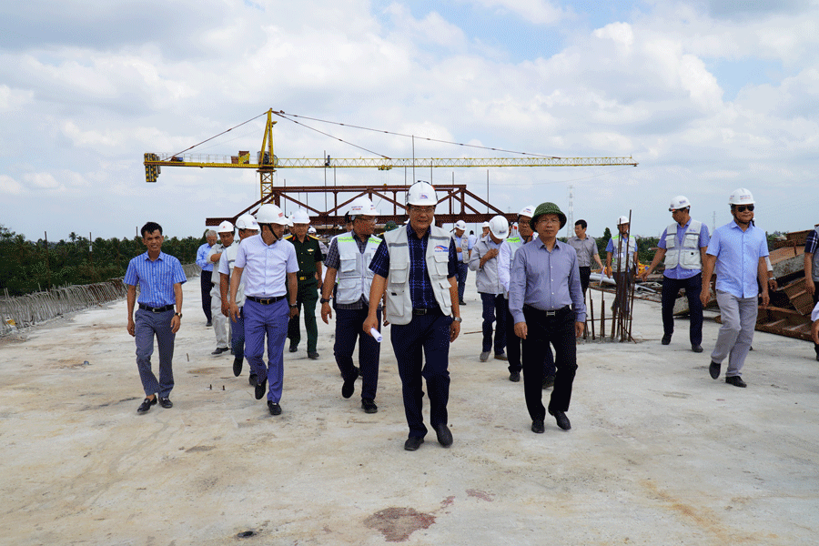 Dự án cầu Rạch Miễu 2 ra sao sau gần 2 năm khởi công?