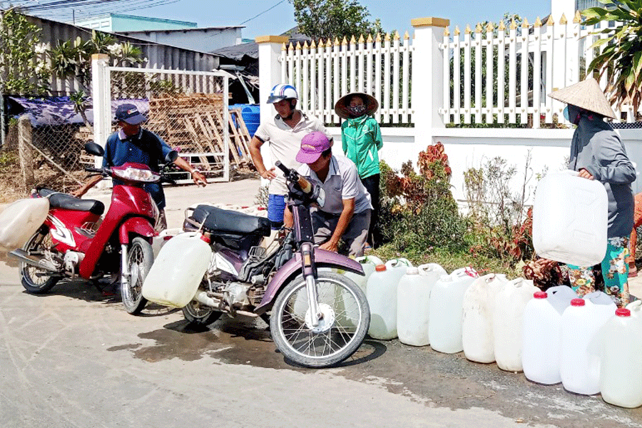 Tiền Giang: Công bố tình huống khẩn cấp xâm nhập mặn, thiếu nước sinh hoạt