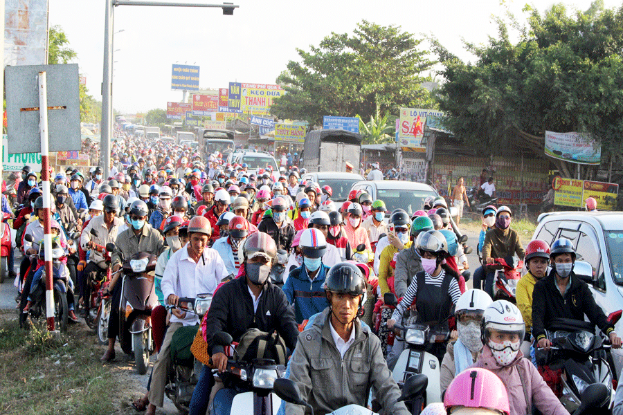 Từ ngày 10-6 chính thức cấm xe tải từ 3 trục qua cầu Rạch Miễu giờ cao điểm 