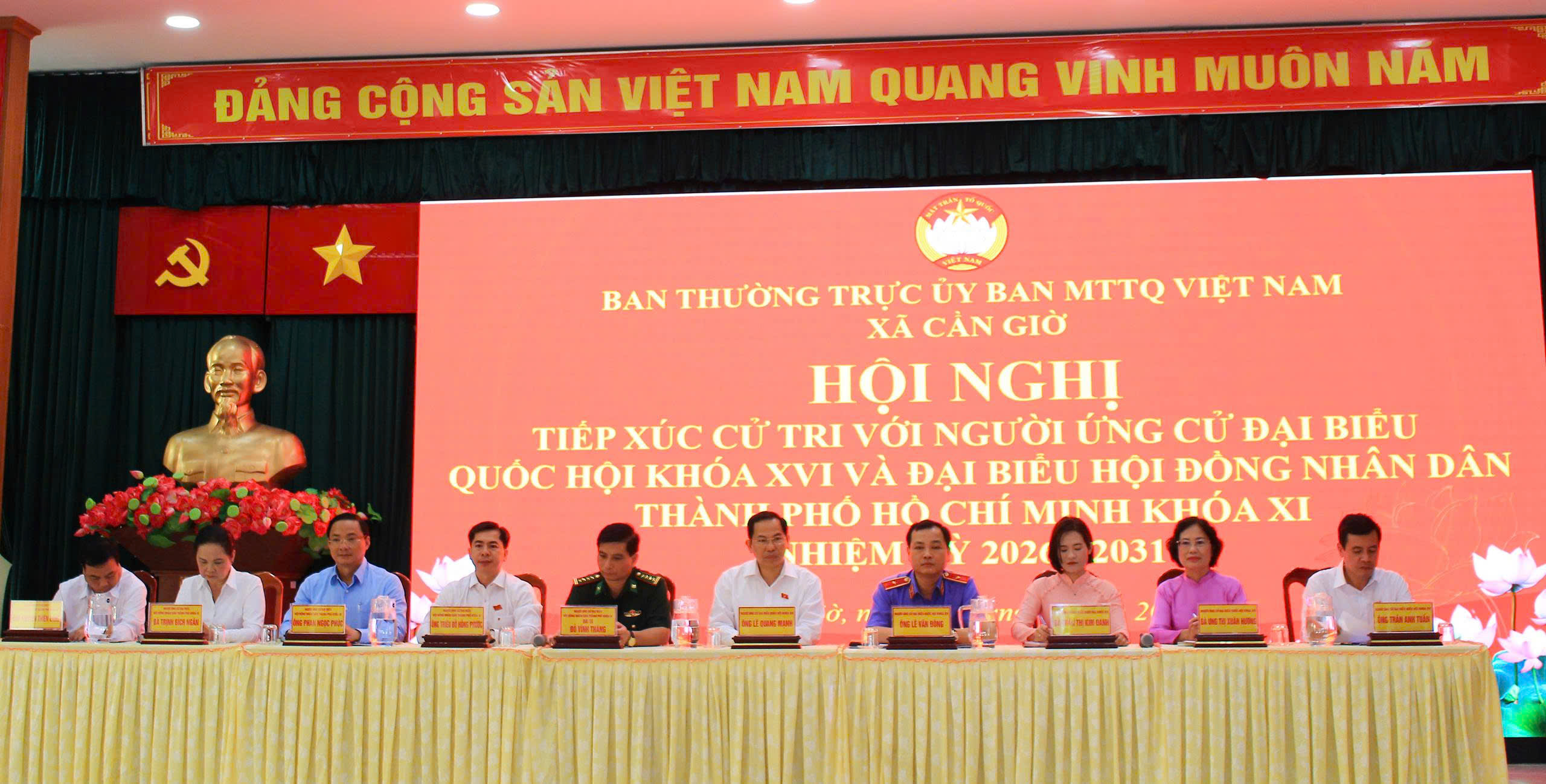 Cử tri xã Cần Giờ mong ứng cử viên ĐBQH hoàn thiện pháp luật, đảm bảo thu hồi tài sản tham nhũng