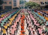 Hiệu trưởng trường Trần Đại Nghĩa nhắn nhủ phụ huynh 3 giá trị ảnh 7 Tập thể dục giữa giờ siêu dễ thương trong Ngày thứ Sáu vui vẻ
