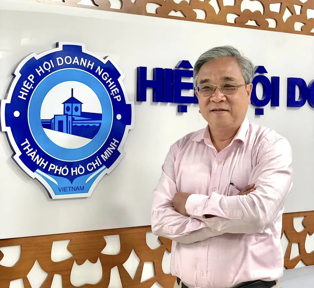 Ông Nguyễn Ngọc Hòa, Chủ tịch Hiệp hội DN TP.HCM (HUBA) Pháp Luật TP.HCM