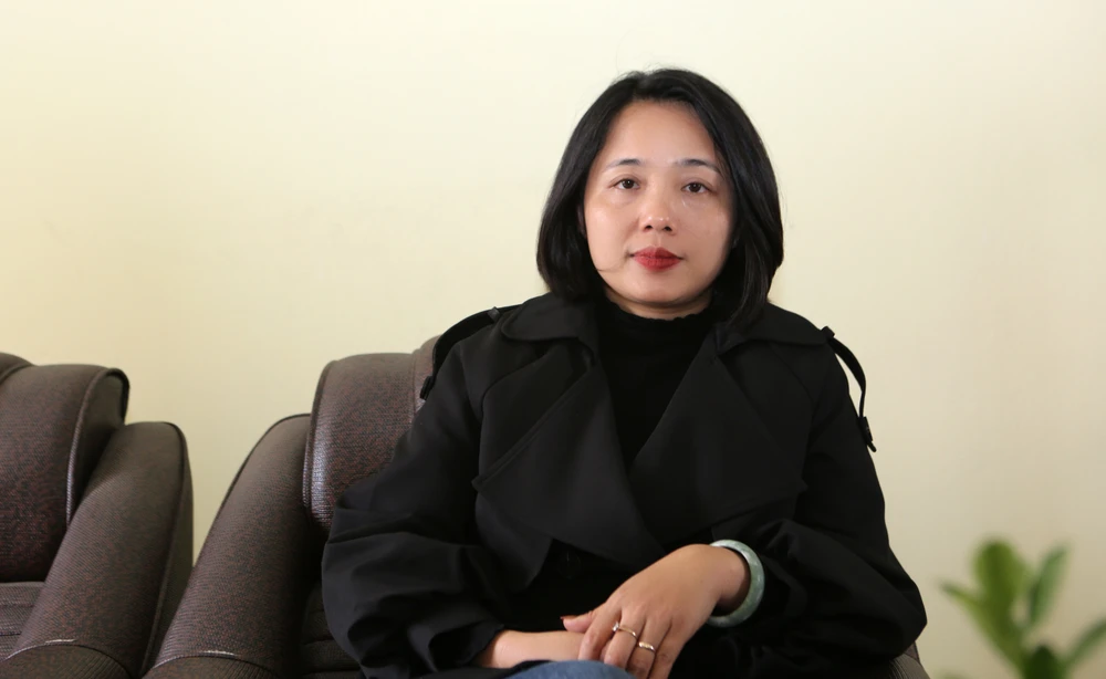 Bà Phan Thị Lan, Trưởng phòng Văn hóa - Thông tin huyện Hà Trung