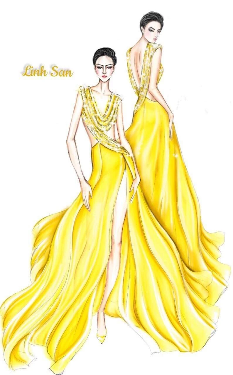 Váy của Lan Khuê là trang phục hoa hậu đẹp nhất năm 2015