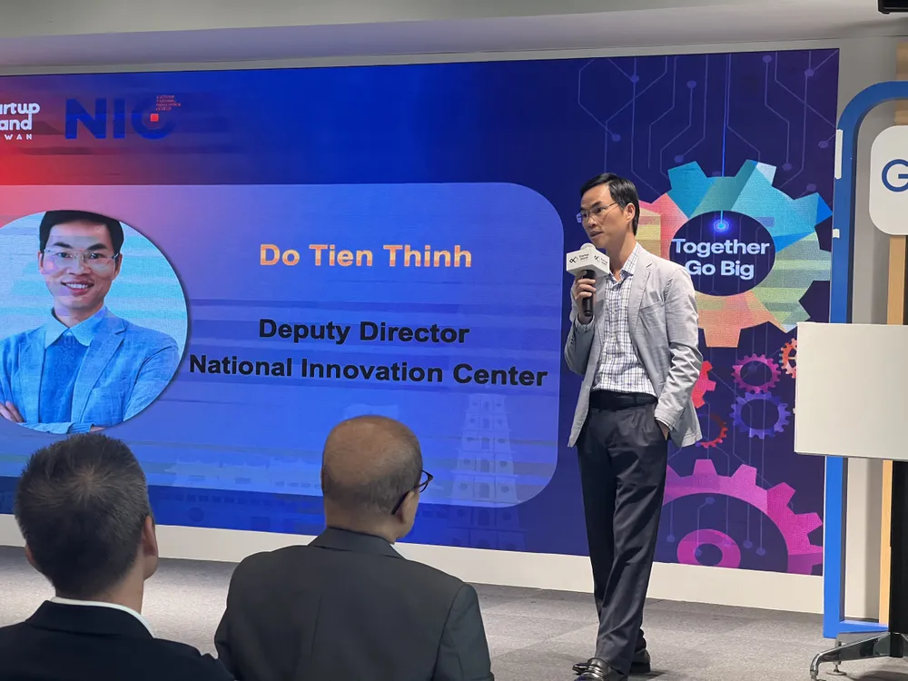 Ông Đỗ Tiến Thịnh, Phó giám đốc Trung tâm Sáng tạo Đổi mới Quốc gia (NIC) thuộc Bộ Kế hoạch và Đầu tư - Ảnh: NGỌC DIỆP Nhiều doanh nghiệp công nghệ Đài Loan quan tâm đến mở rộng đầu tư vào Việt Nam