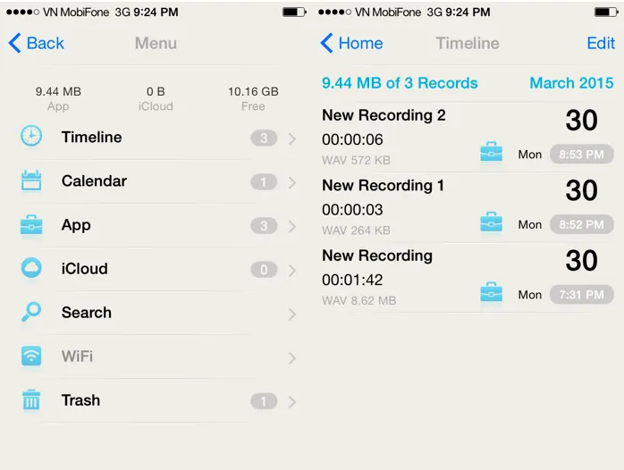 Ứng dụng thu âm tốt trên iOS ảnh 3 Ứng dụng thu âm tốt trên iOS ảnh 3