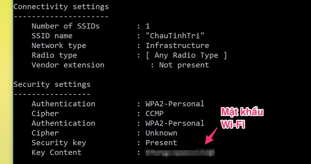4 bước tìm lại mật khẩu Wi-Fi khi lỡ quên ảnh 5 4 bước tìm lại mật khẩu Wi-Fi khi lỡ quên
