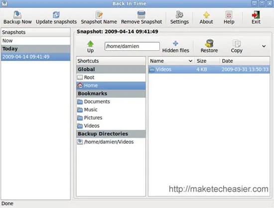 Tự động backup hệ thống bằng Back In Time ảnh 6 Tự động backup hệ thống bằng Back In Time ảnh 6
