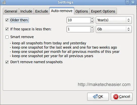 Tự động backup hệ thống bằng Back In Time ảnh 5 Tự động backup hệ thống bằng Back In Time ảnh 5