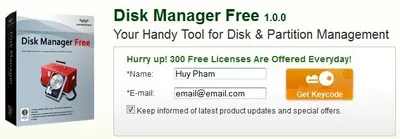 Disk Manager Free – Công cụ quản lý đĩa nên có trên máy tính ảnh 1 Disk Manager Free – Công cụ quản lý đĩa nên có trên máy tính ảnh 1