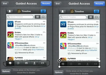 Vô hiệu hóa một vùng màn hình cảm ứng trên thiết bị iOS ảnh 7 Vô hiệu hóa một vùng màn hình cảm ứng trên thiết bị iOS ảnh 7