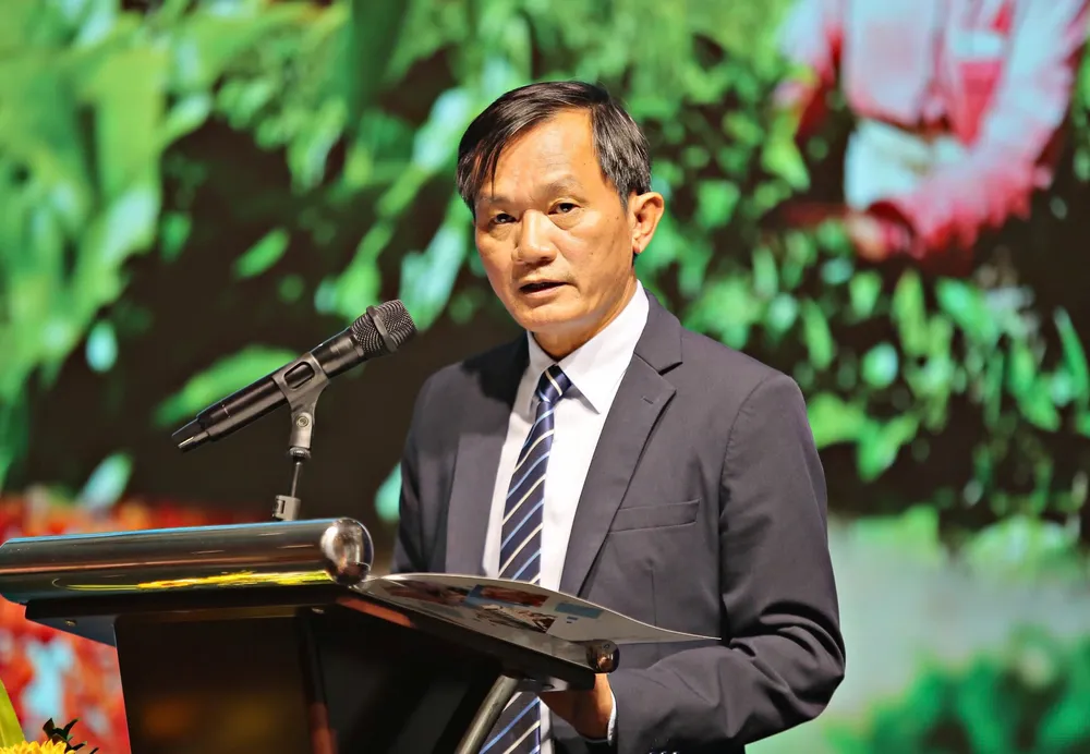 Ông Nguyễn Đức Hiển, Phó Tổng Biên Tập thường trực báo Pháp Luật TP.HCM. Ảnh: TIẾN THÀNH nong-san-da-lat-17.jpg