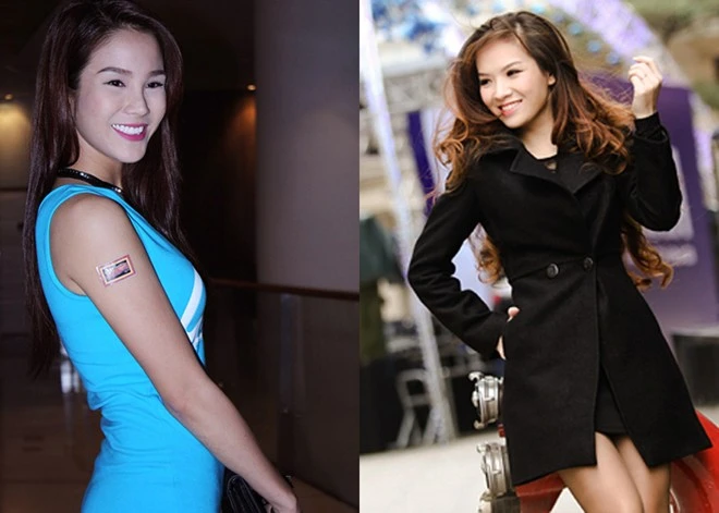 Đặc biệt khi cười, Diệp Lâm Anh và Đan Lê trông như hai chị em. Hai mỹ nhân đều sở hữu đôi mắt nhỏ biết nói và nụ cười tươi tắn.