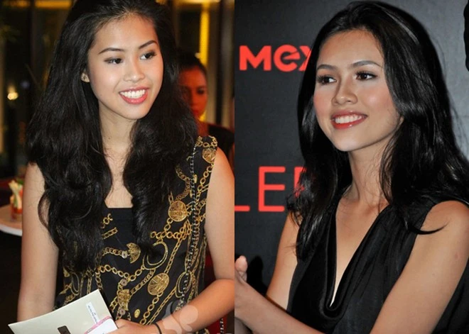 Nhìn thẳng hay nhìn nghiêng, Thảo Tiên trông đều giống bạn gái cũ của anh trai. Từ gương mặt, chiếc mũi, nụ cười và chiếc cằm của họ như bản sao của nhau.