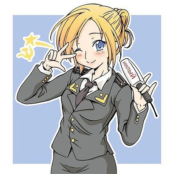 Bộ trưởng xinh đẹp của Crưm qua nét vẽ cực đáng yêu ảnh 5