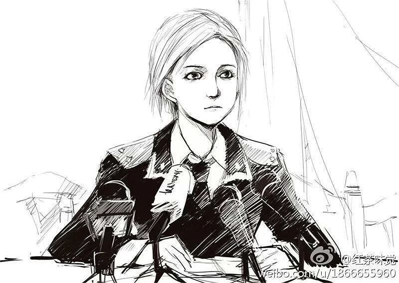 Bộ trưởng xinh đẹp của Crưm qua nét vẽ cực đáng yêu ảnh 6