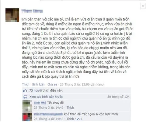 Những kiểu bán hàng 'khinh thường' khách ra mặt của chủ quán Việt 3