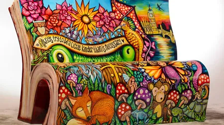 sách, văn hóa đọc, Anh, ghế băng văn học