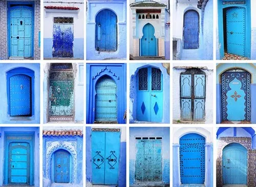 Mê cung xanh ở thị trấn cổ Chefchaouen ảnh 1
