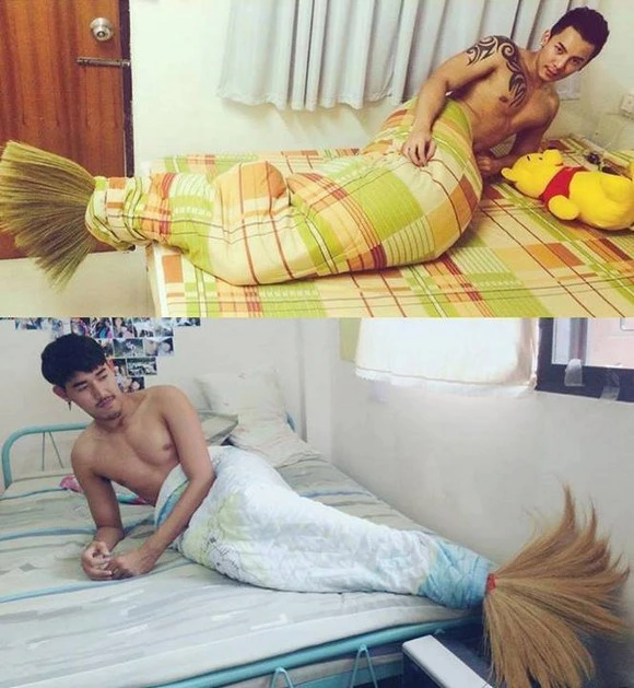 Giới trẻ châu Á "sốt" trào lưu chụp ảnh "nàng tiên chổi" ảnh 6