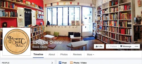 Chợ sách cũ trên mạng ảnh 1