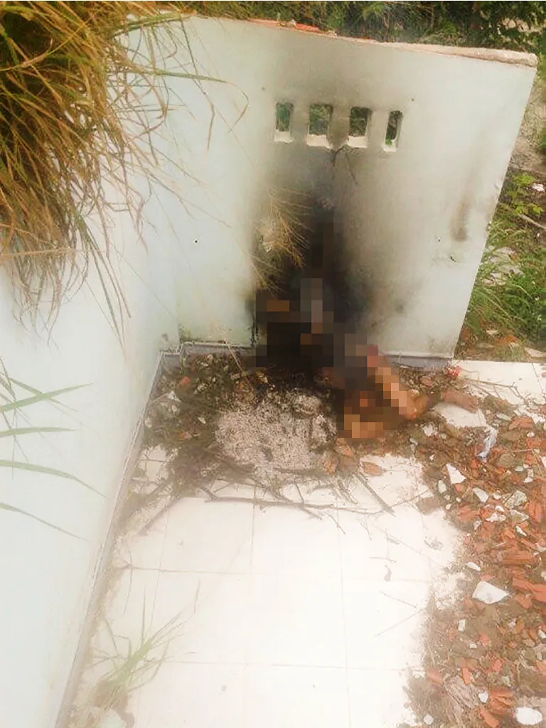 Kinh hoàng phát hiện phụ nữ chết cháy trong căn nhà hoang ảnh 1