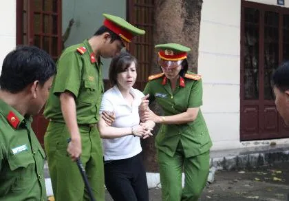 Bị cáo Phụng tại tòa.