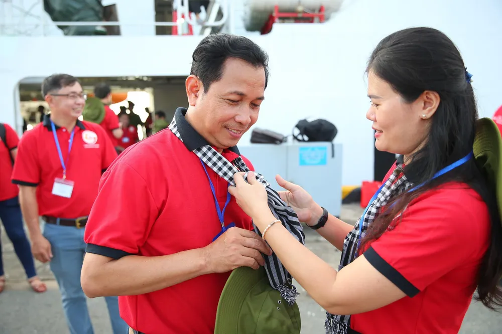 Một hình ảnh đẹp tại chuyến đi. Ảnh: L.H Một hình ảnh đẹp tại chuyến đi. Ảnh: L.H