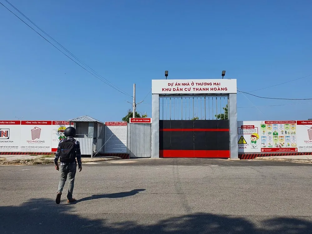 Dự án Khu dân cư Thanh Hoàng. Ảnh: TẤN VIỆT