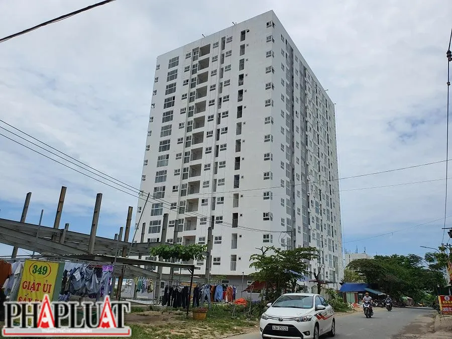 Khối B3 thuộc dự án Khu chung cư nhà ở xã hội khu công nghiệp Hòa Khánh. Ảnh: TẤN VIỆT