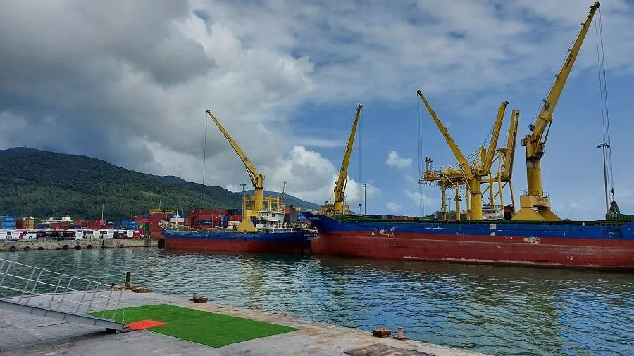 Cảng Tiên Sa sẽ đạt tối đa công suất chỉ trong vài năm tới. Ảnh: TẤN VIỆT