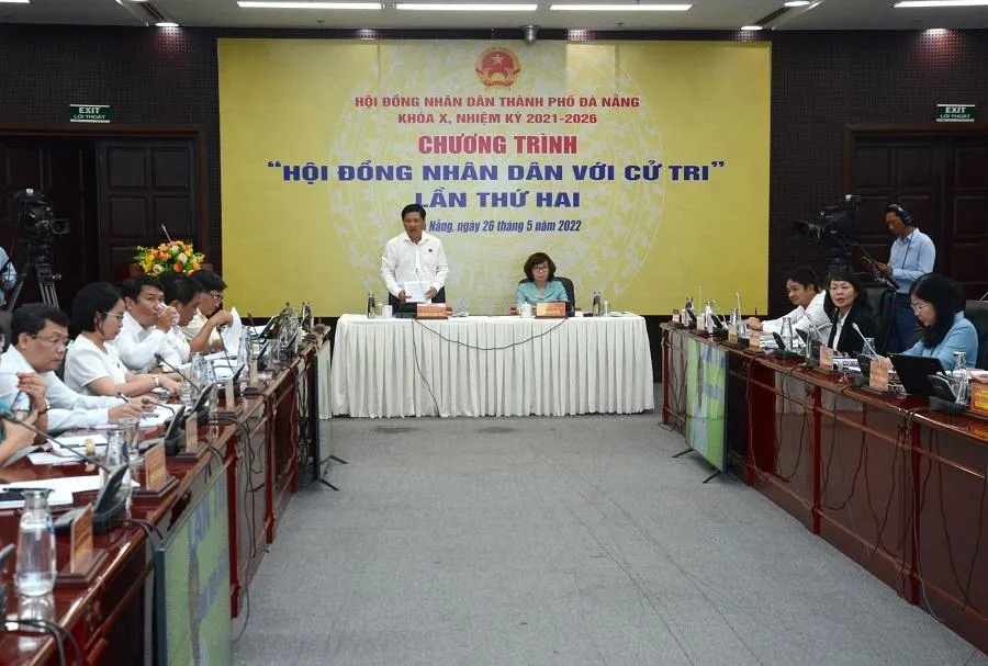 Đà Nẵng tổ chức chương trình “HĐND với cử tri” lần hai, nhiệm kỳ 2021-2026. Ảnh: TẤN VIỆT