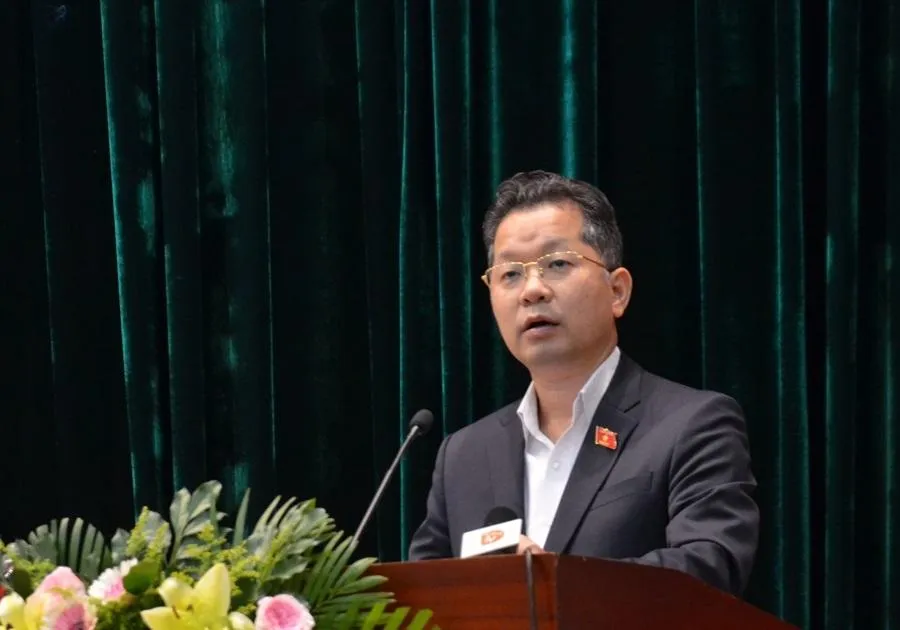 Bí thư Thành ủy, Trưởng đoàn ĐBQH TP Đà Nẵng Nguyễn Văn Quảng. Ảnh: TẤN VIỆT