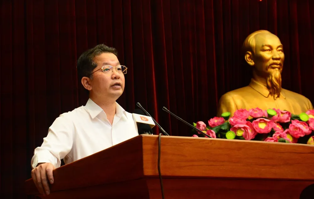 Bí thư Thành ủy Đà Nẵng Nguyễn Văn Quảng. Ảnh: TH Bí thư Thành ủy Đà Nẵng Nguyễn Văn Quảng. Ảnh: TH